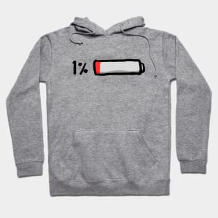 low battery Hoodie